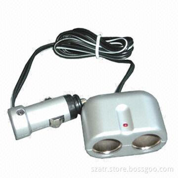 Two Way Extension Socket, Measures 70 x 30 x 60mm, Classic Style